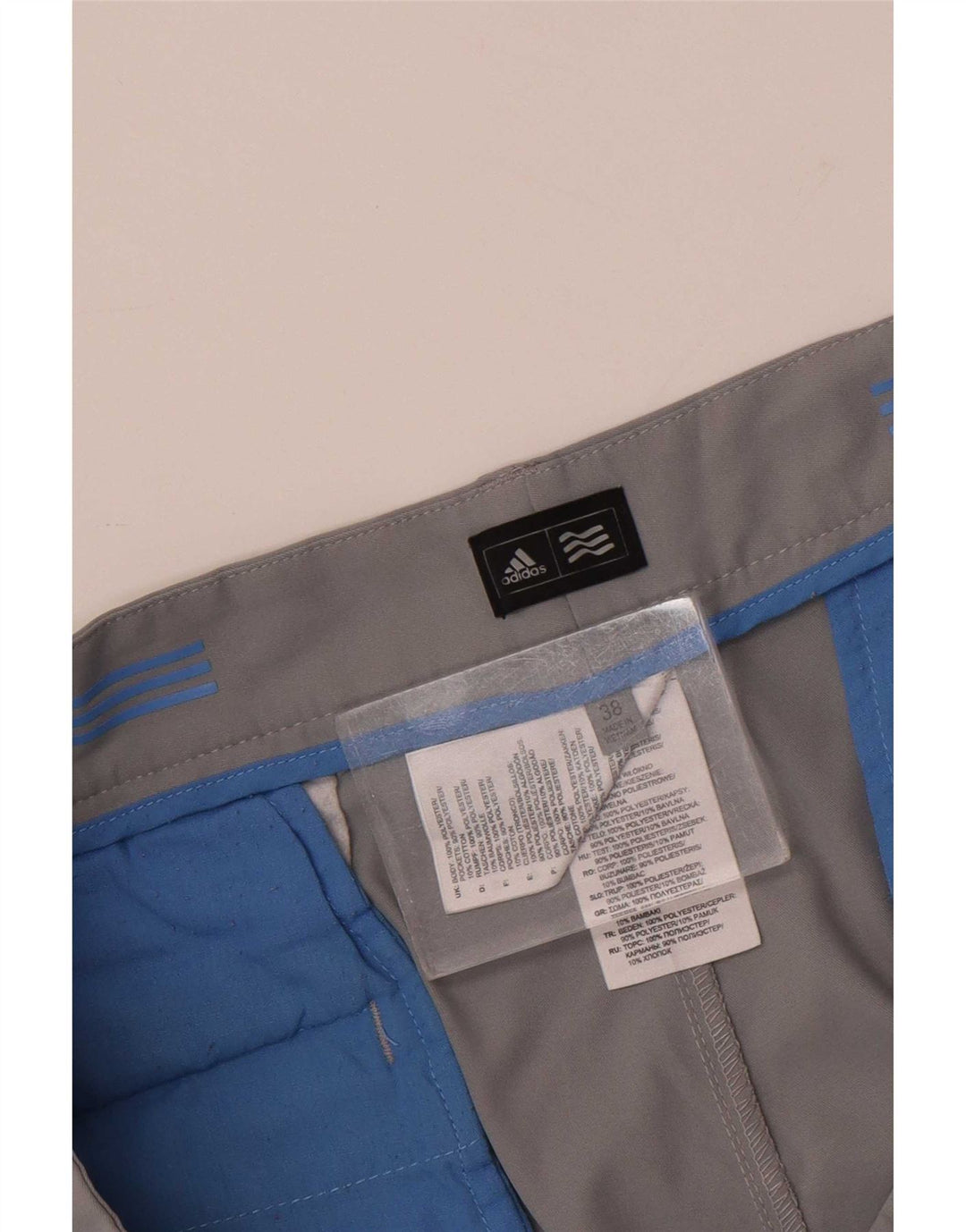 Adidas Chino Shorts til mænd W38 XL Grå polyester