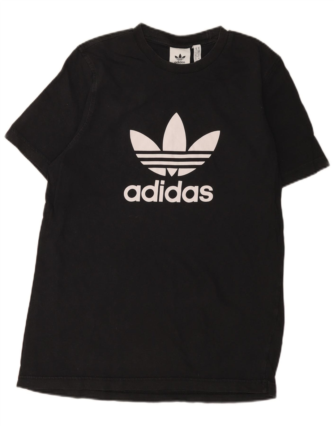 Adidas Herre grafisk T-shirt Top Medium Sort Bomuld
