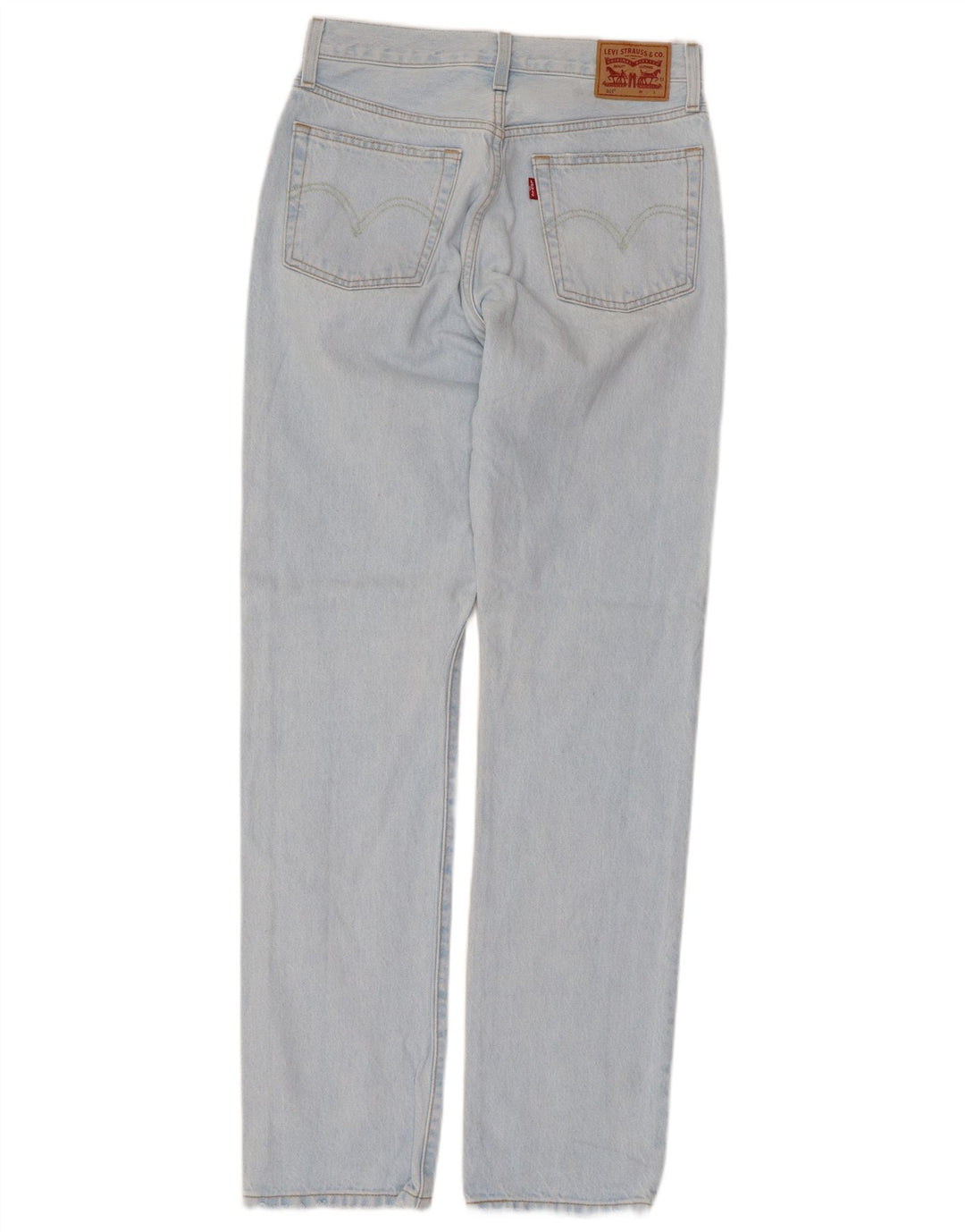 Levi's Herre 501 lige jeans W27 L32 blå bomuld