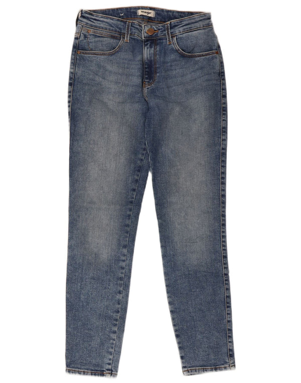 Wrangler Dame Skinny Jeans W28 L26 Blå Bomuld