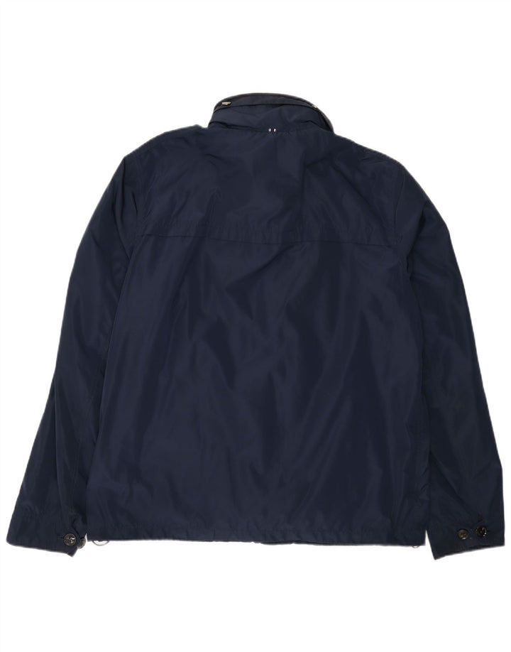 Tommy Hilfiger Herre Windbreaker Jacket UK 42 XL Navy Blue Polyester