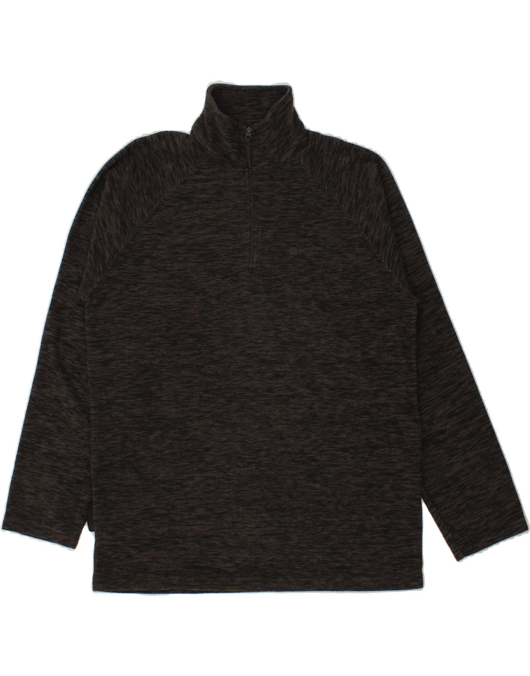 MOUNTAIN WAREHOUSE Mens Zip Neck Fleece Jumper Medium Grey Polyester Vintage Mountain Warehouse and Second-Hand Mountain Warehouse from Messina Hembry 