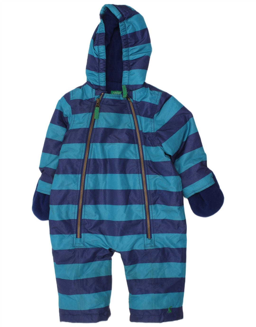 Joules Baby Boys Jumpsuit 9-12 Måneder Blå Stribet Polyester Vinter