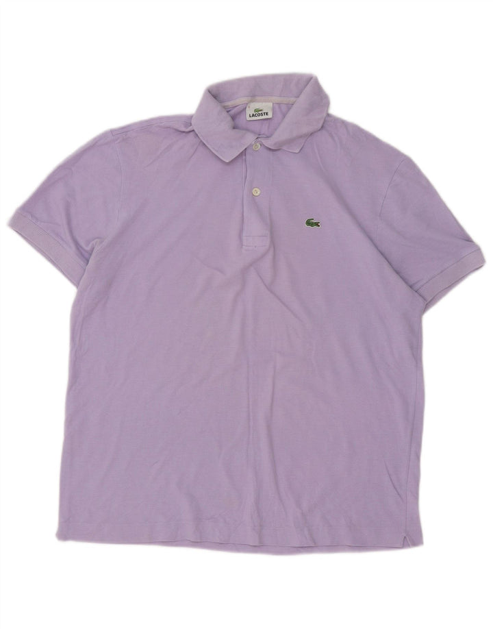 Lacoste herre poloskjorte str. 5 Large Lilla bomuld
