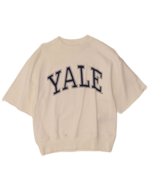 Zara Girls Yale University Loose Fit Grafisk T-Shirt Top 9-10 år Hvid