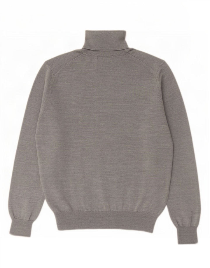 Marks & Spencer Dame Rullehals sweater UK 14 Medium Grey