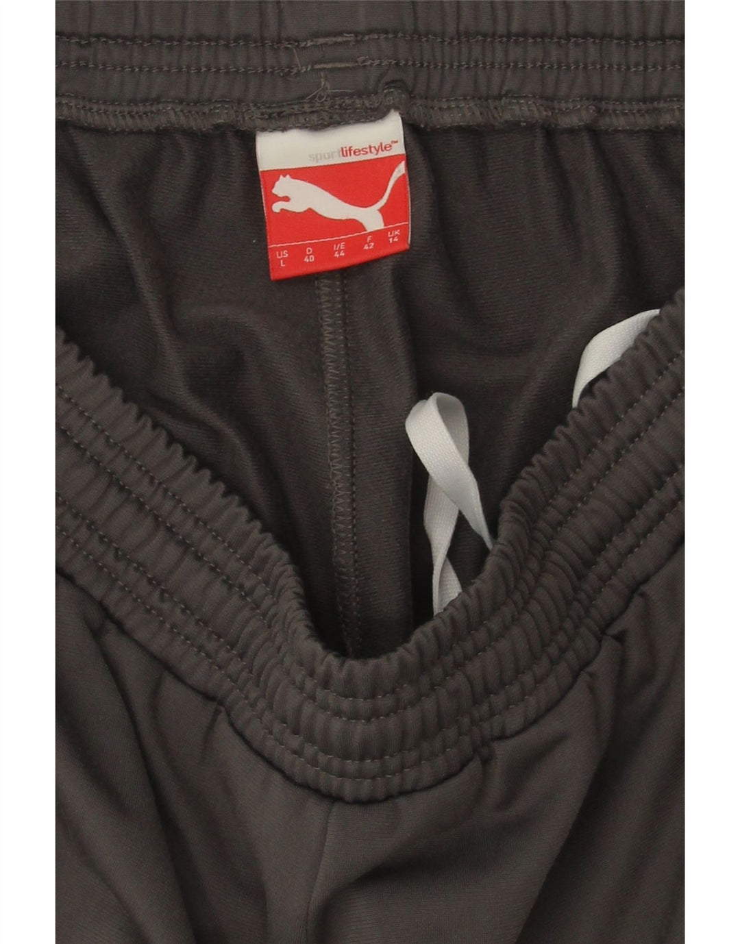 PUMA Womens Tracksuit Trousers UK 14 Large Grey Polyester Vintage Puma and Second-Hand Puma from Messina Hembry 