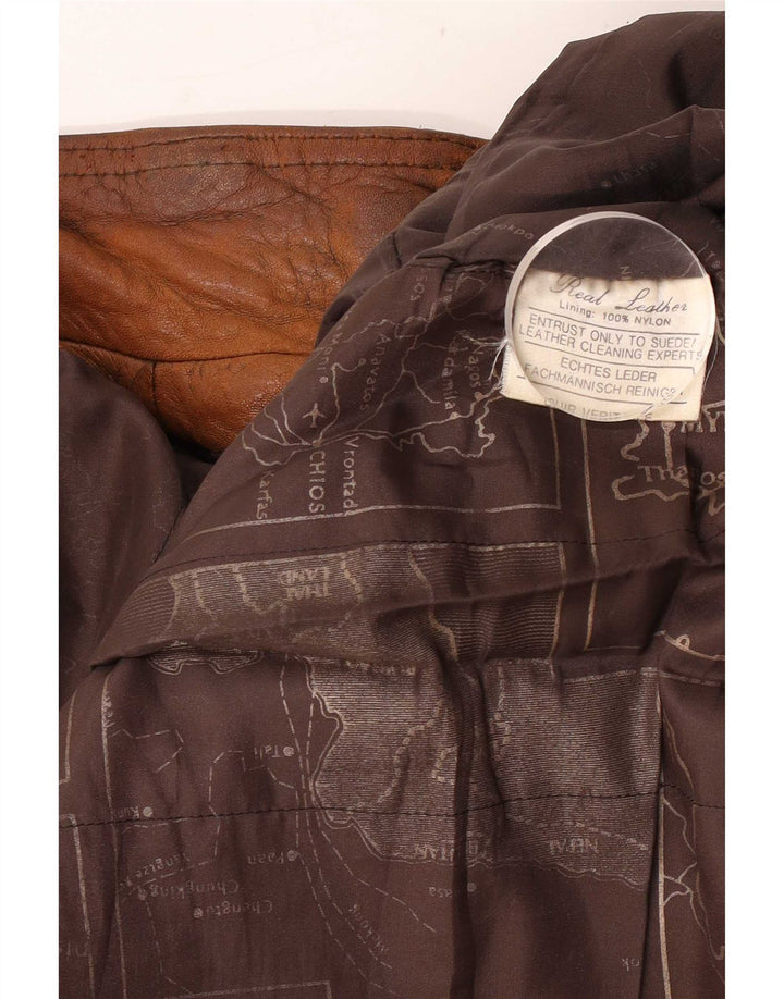 Vintage herre læderjakke UK 40 Large Brown