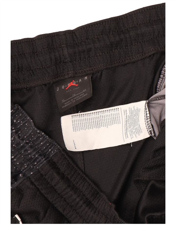 Jordan Herre sportsshorts XL sort plettet polyester