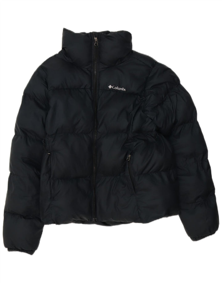 Columbia Dame Oversized Polstret Jakke UK 6 XS Navy Blue Polyester