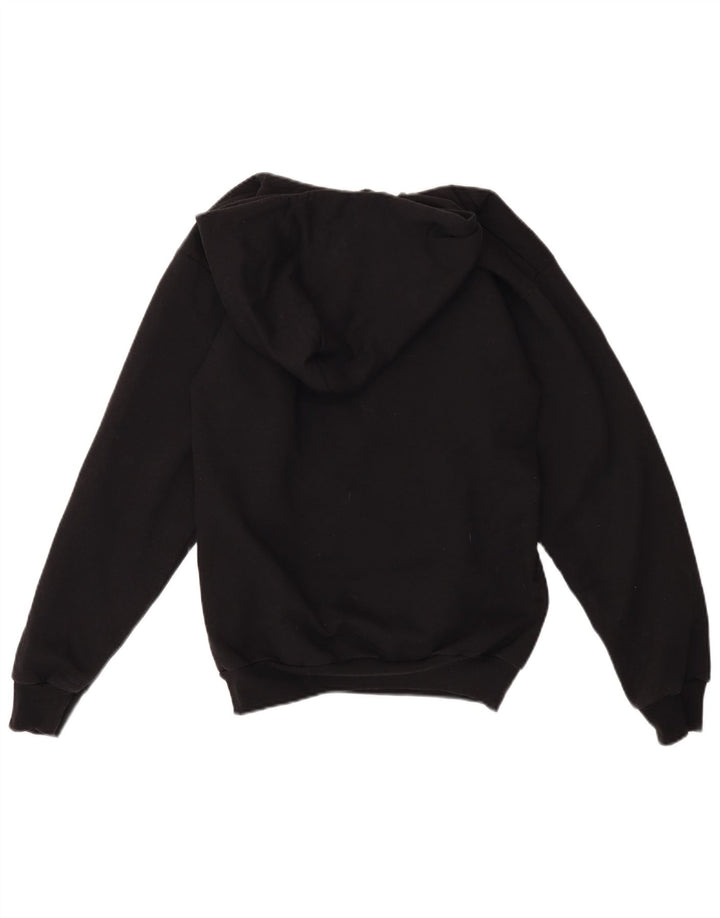 Champion Graphic Hoodie Jumper UK 14 Medium Sort Polyester