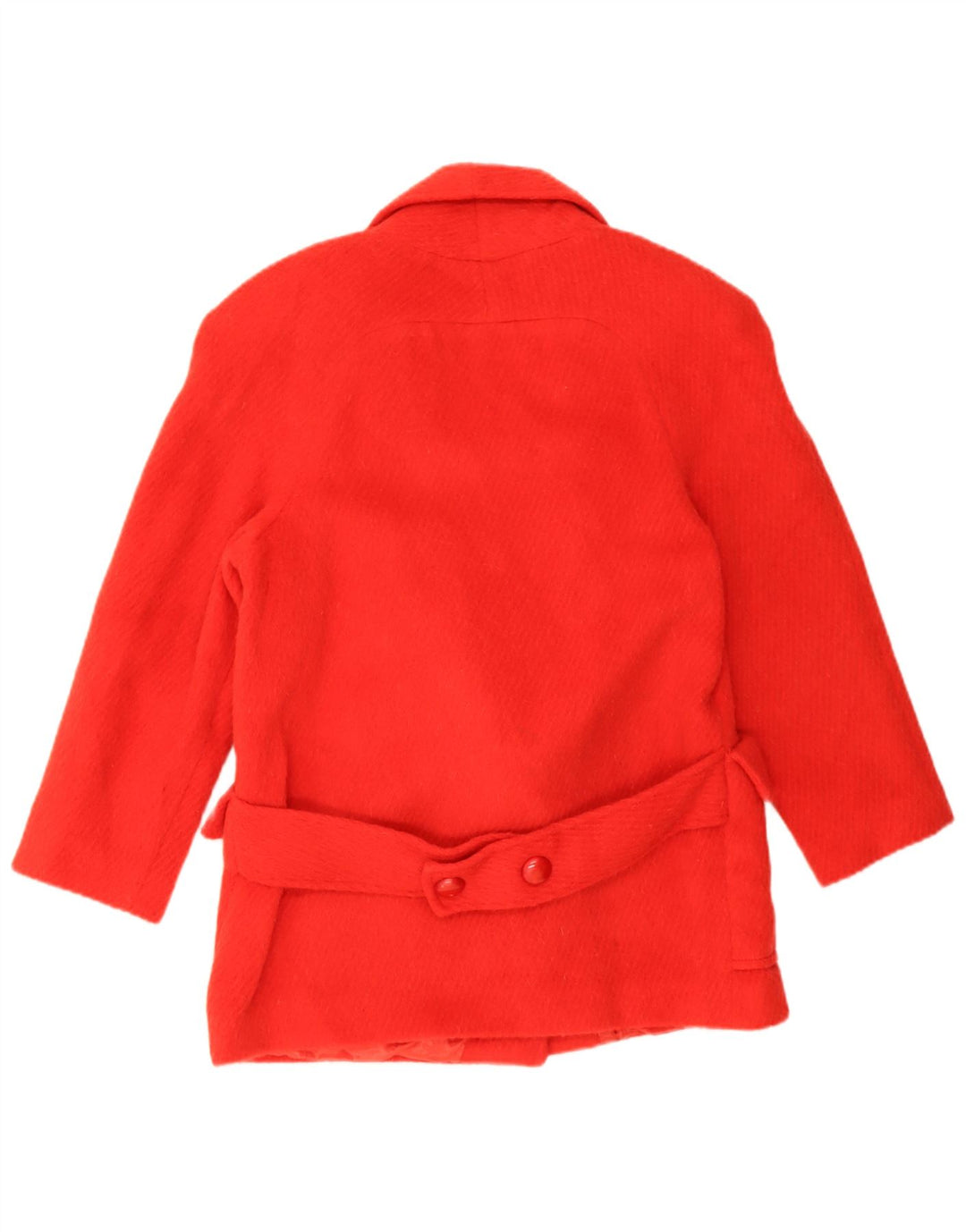 Vintage dame 2-knaps blazerjakke IT 42 Medium rød uld
