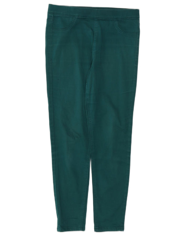 Marks & Spencer Womens Crop Jegging Jeans UK 10 Small W30 L25 Green Cotton