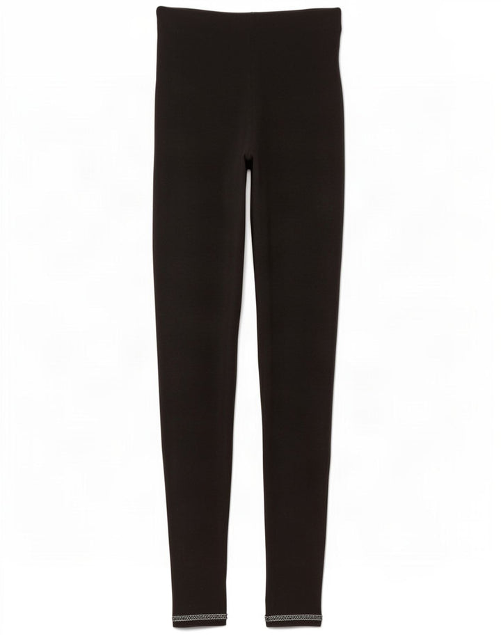 Zara Womens Leggings UK 8 Small Black