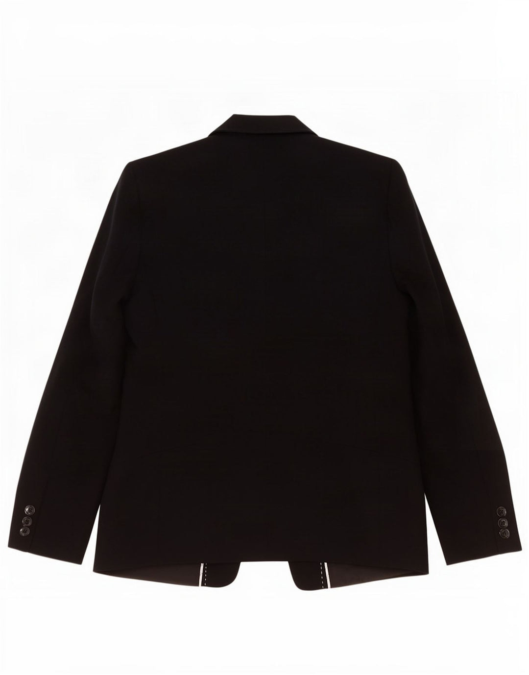 Marks & Spencer Dame 1-knaps blazerjakke UK 14 Medium Sort Polyester