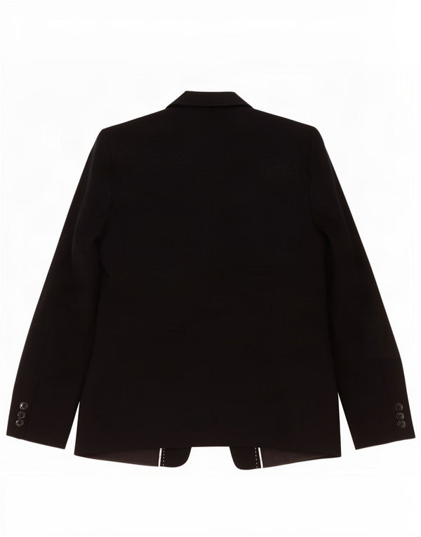 Marks & Spencer Dame 1-knaps blazerjakke UK 14 Medium Sort Polyester