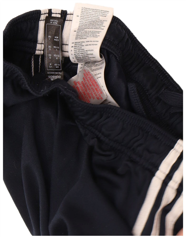 Adidas Drenge Træningsdragt Bukser Joggers 11-12 År Marineblå Polyester