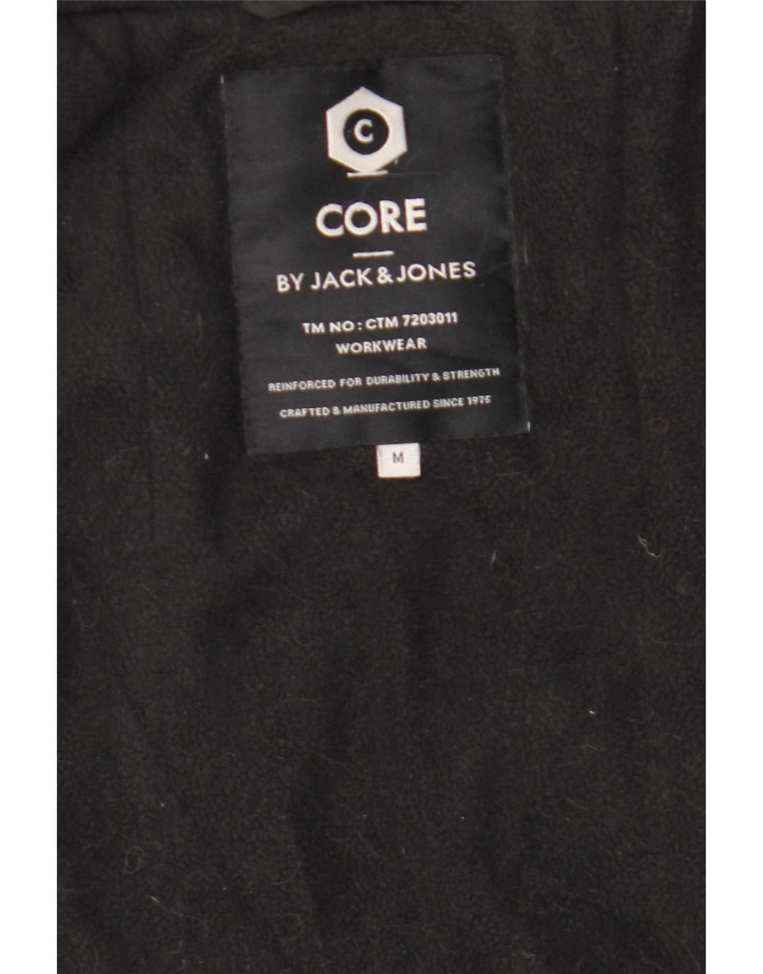 Jack & Jones Herre Windbreaker Jacket UK 38 Medium Black