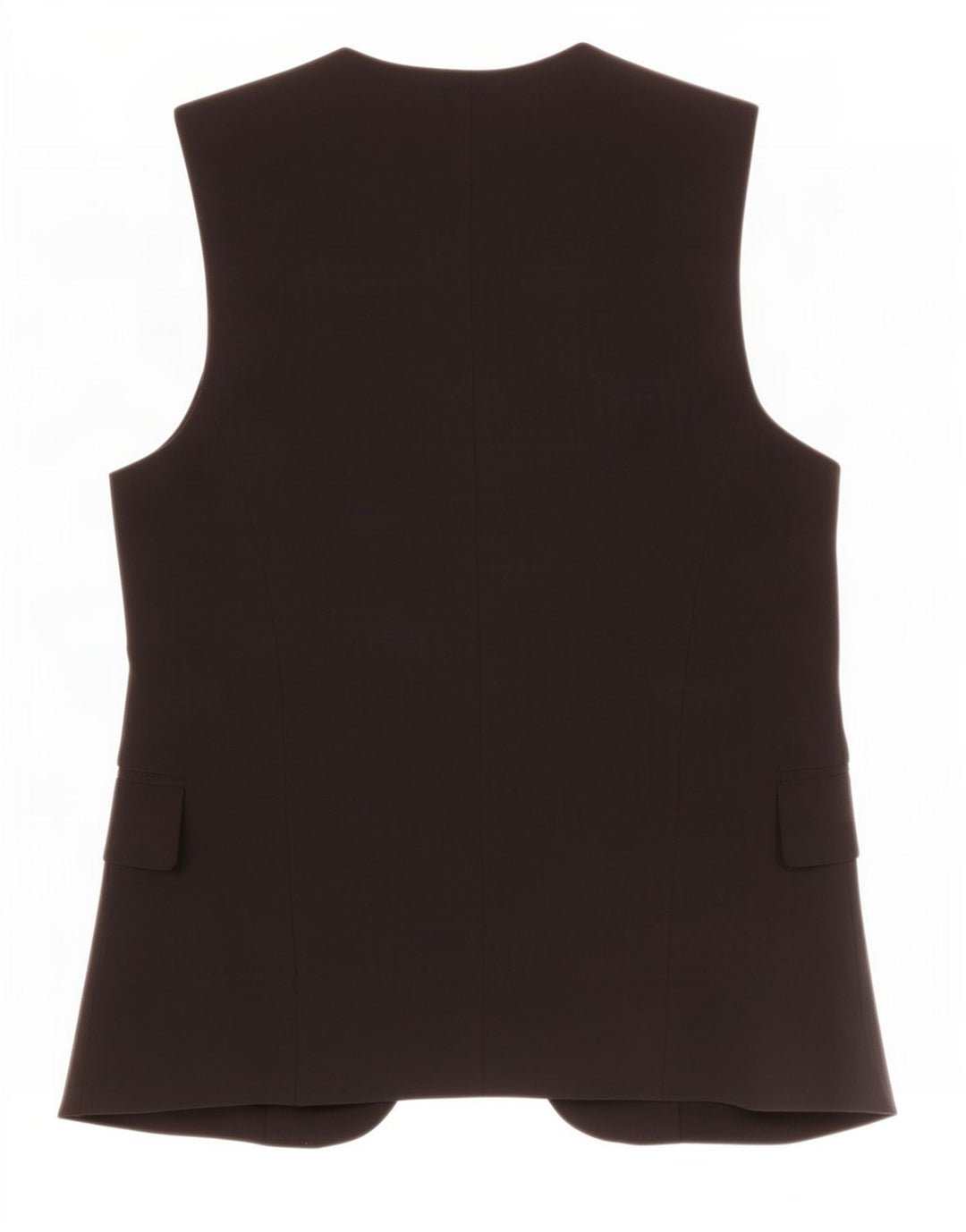 Zara Dame Longline vest UK 6 XS Sort Polyester
