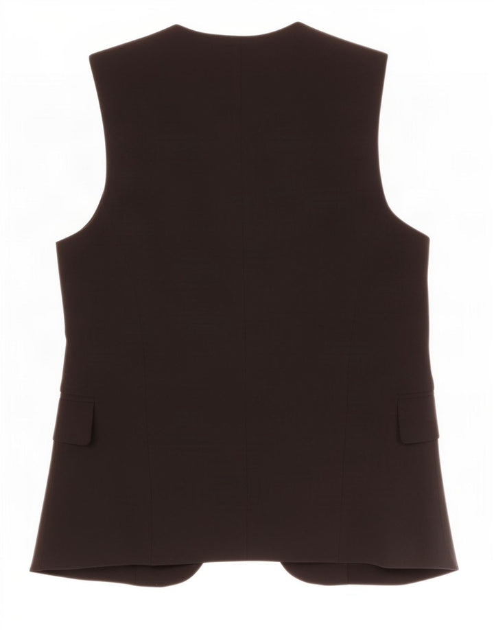 Zara Dame Longline vest UK 6 XS Sort Polyester