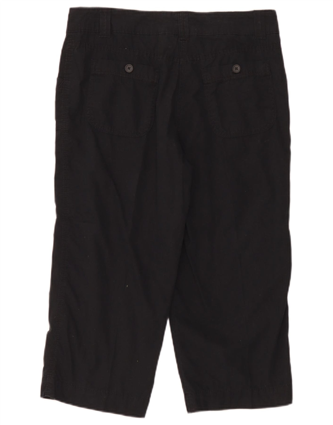 Marks & Spencer Lige Capri-bukser til kvinder UK 12 Medium W32 L20 Sort