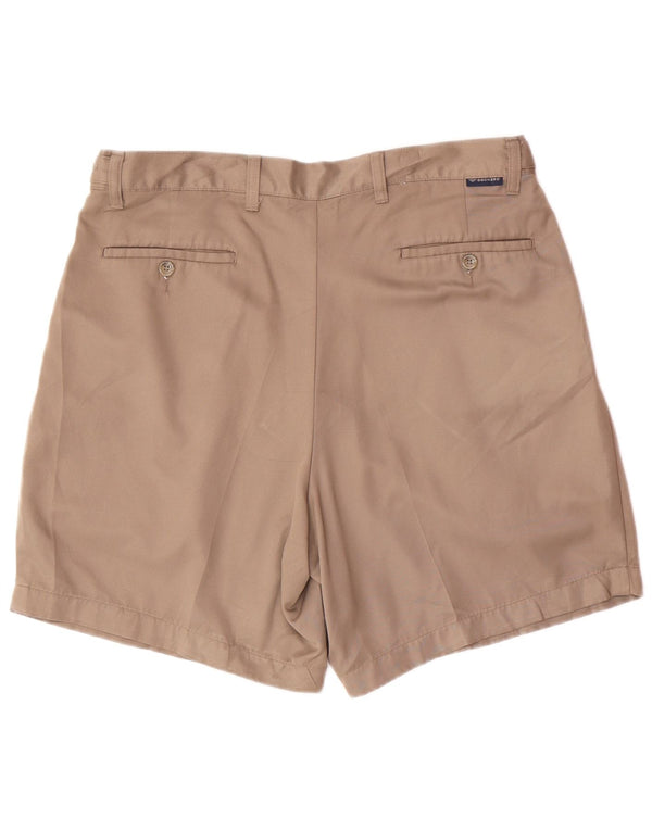 DOCKERS Herre Pegged Chino Shorts W36 Large Brown Polyester