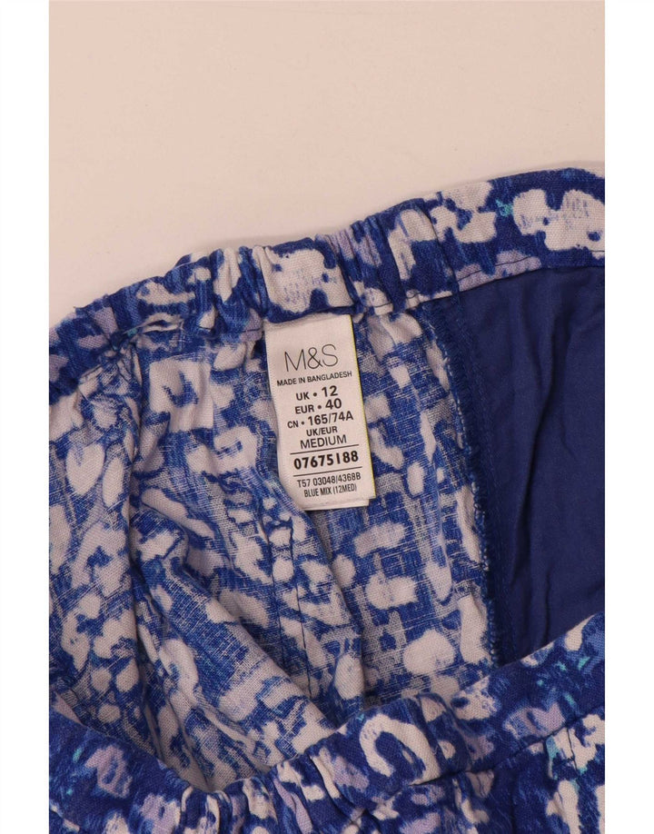 Marks & Spencer Chinobukser til kvinder UK 12 Medium W30 L31 Blå