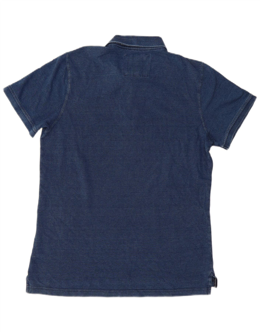 Besætningstøj Herre poloshirt Medium marineblå bomuld