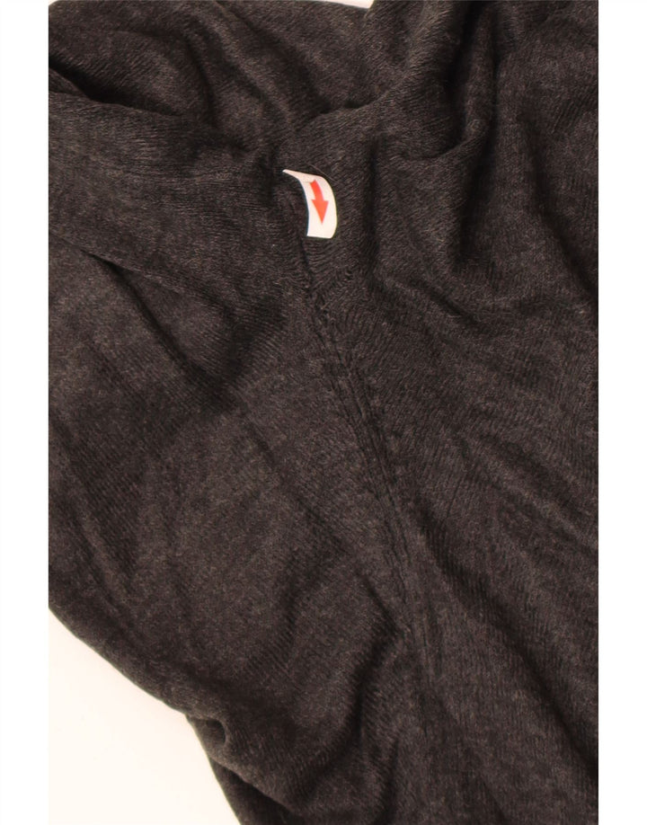 Marks & Spencer Herre sweater med rund hals, stor grå akryl