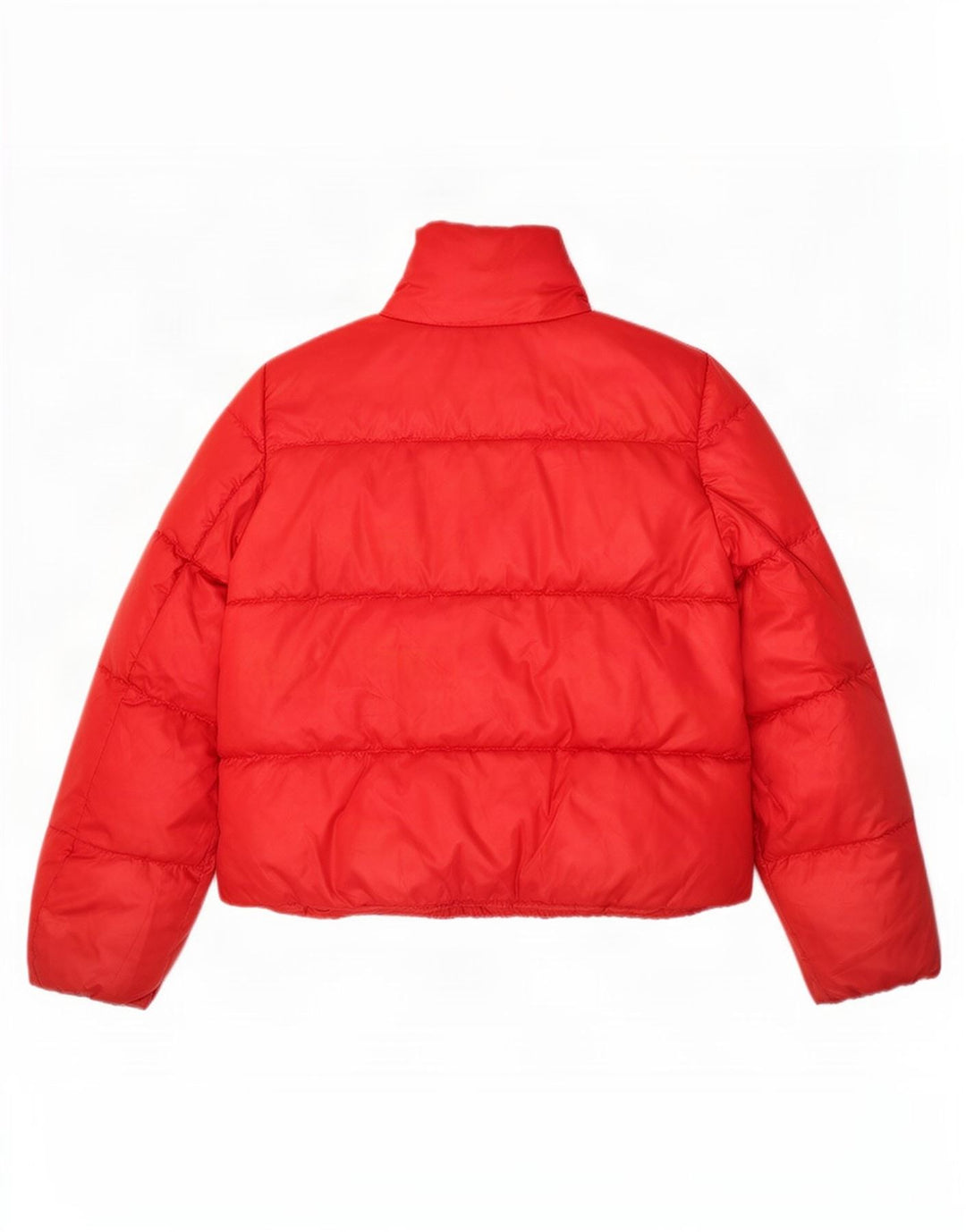 Michael Kors Dame Polstret Jakke UK 10 Lille Rød Polyester