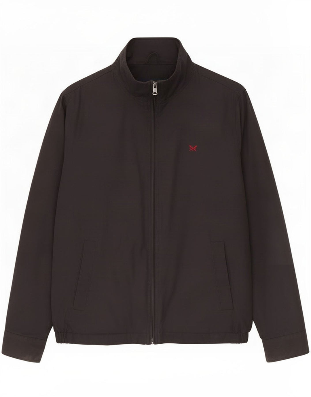 Crew Clothing Herre Bomber Jacket UK 38 Medium Sort Bomuld
