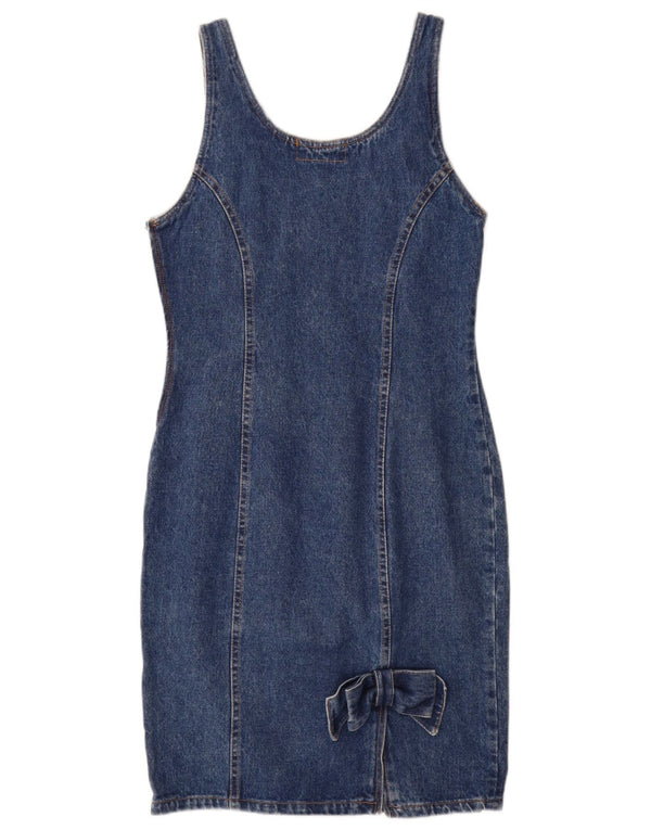 Oleg Cassini Dame Ærmeløs Denim Kjole IT 42 Medium Blue