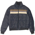 Sun68 Herre polstret jakke UK 44 2XL Navy Blue Colourblock Polyamid