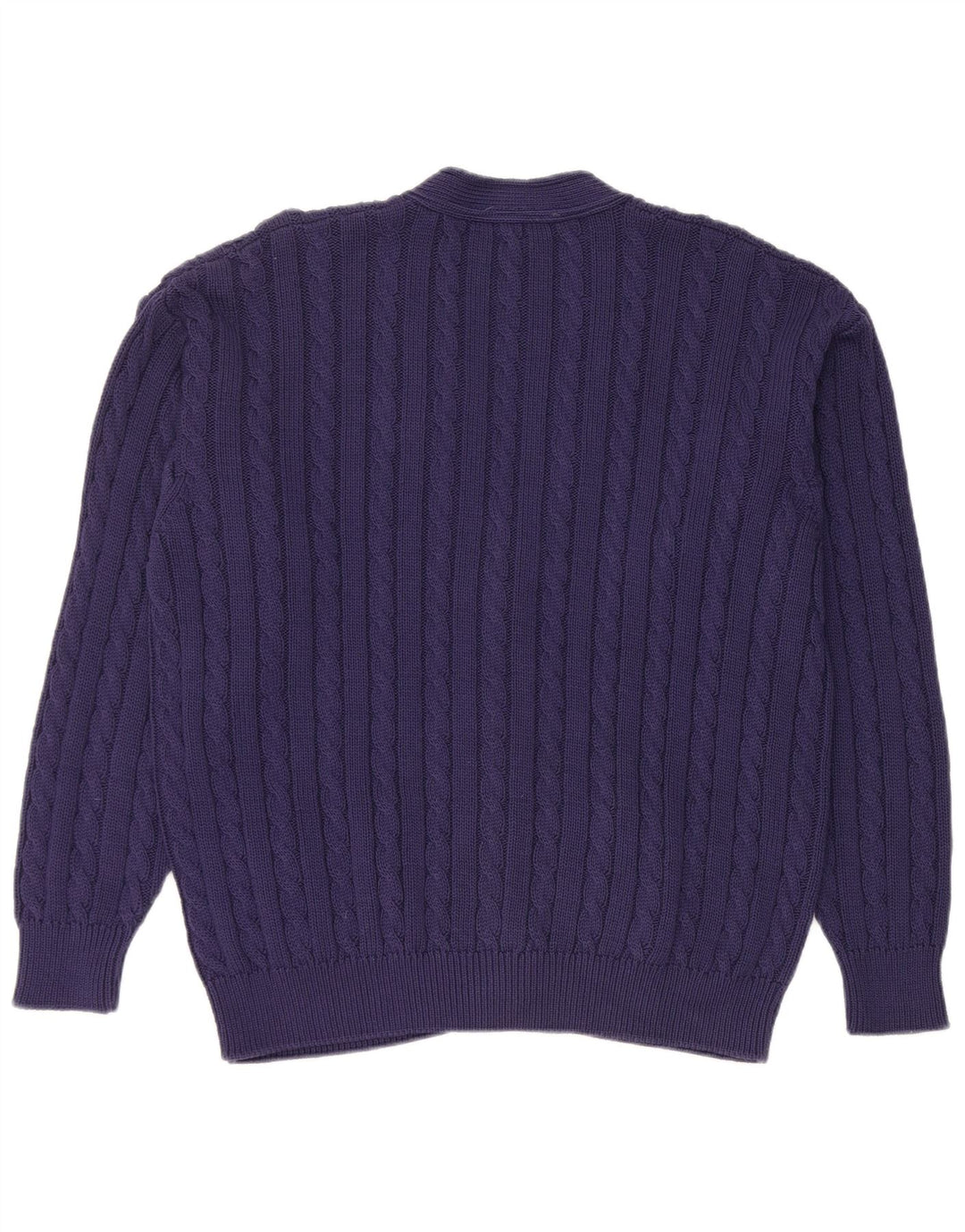 Sevres Herre Cardigan Sweater IT 50 Medium Navyblå Bomuld