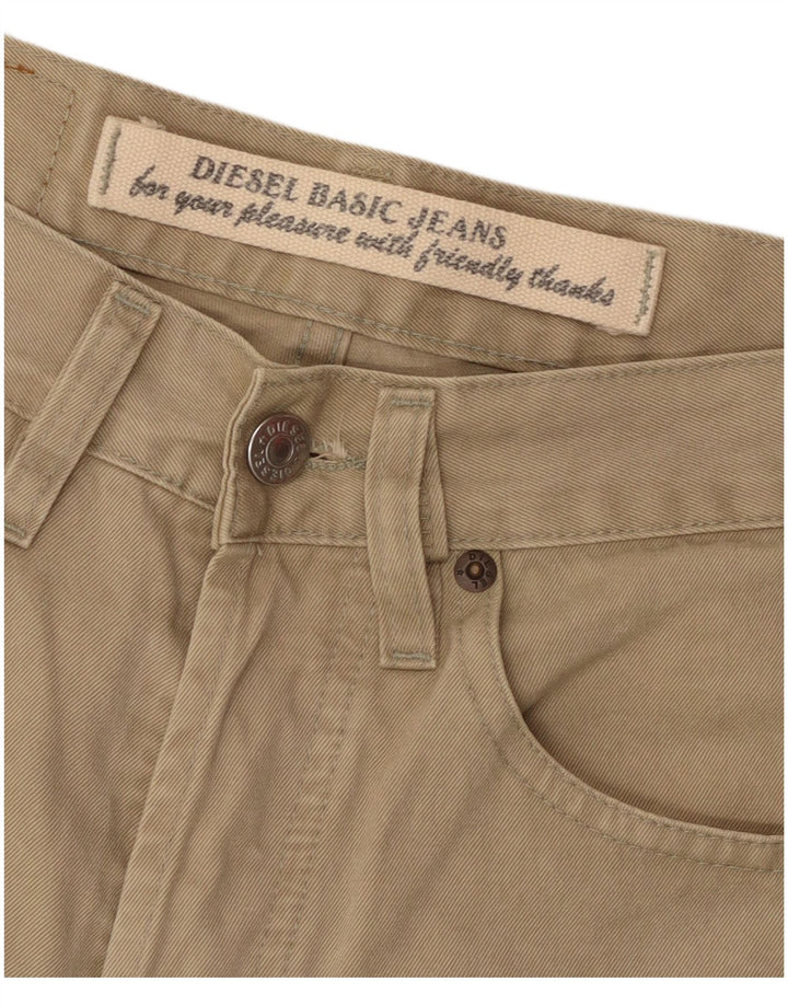 DIESEL Straight Casual Bukser til mænd W29 L31 Beige Bomuld