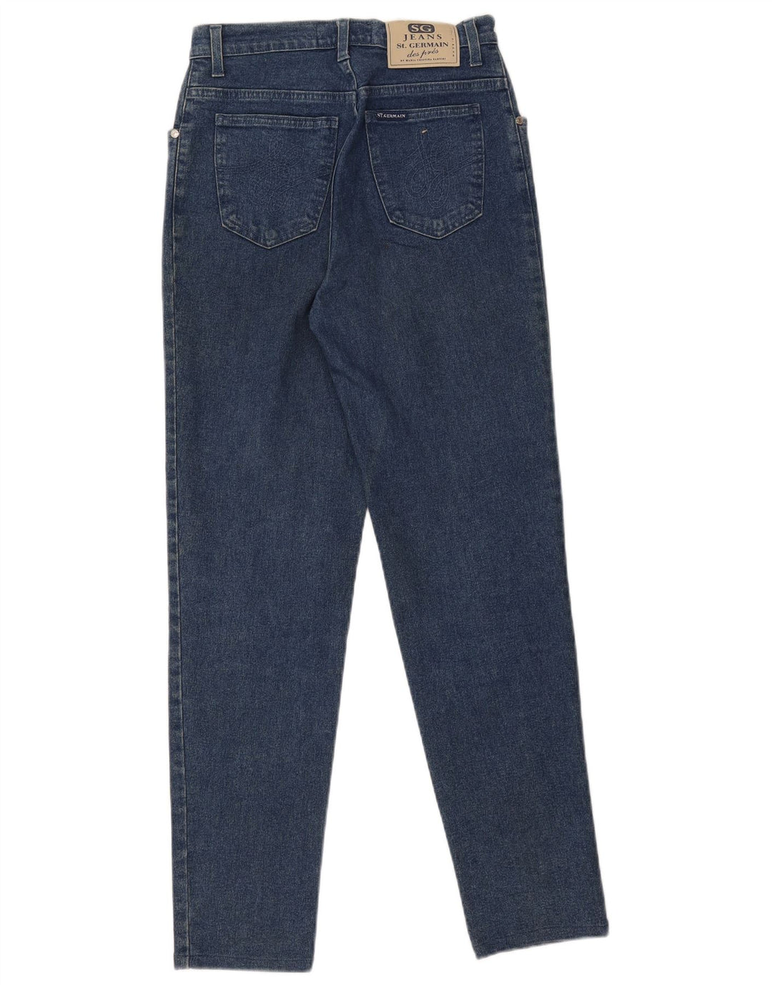 St. Germain koniske jeans til kvinder IT 44 Medium W27 L29 Blå Bomuld