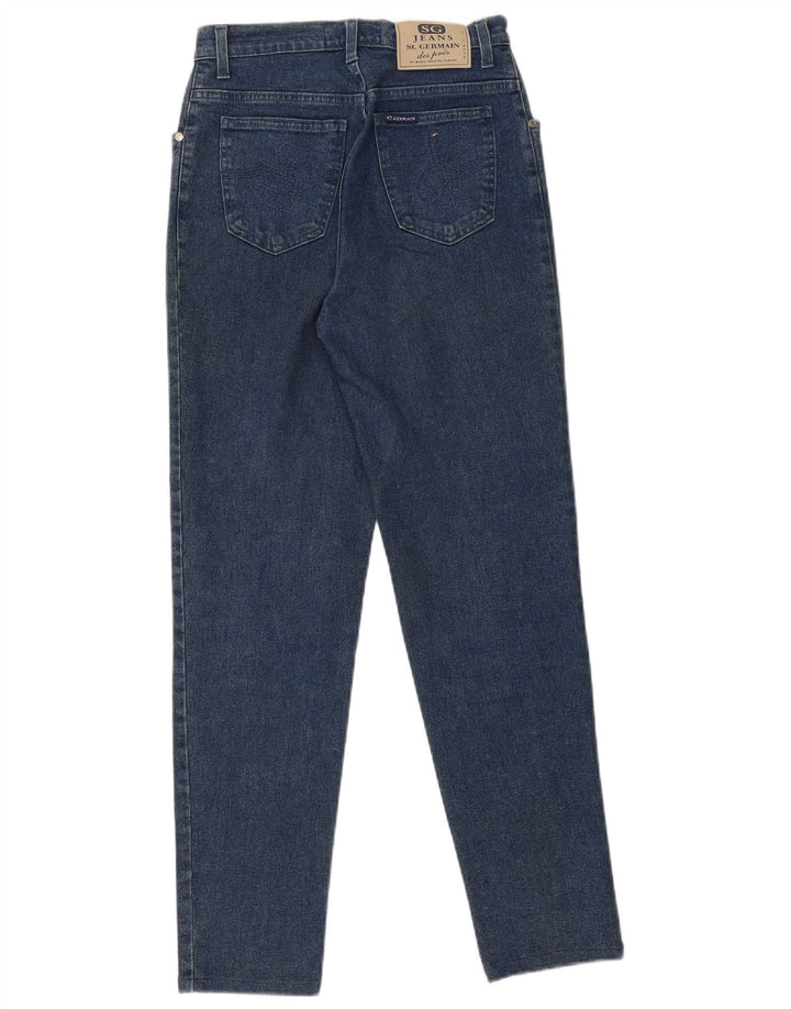 St. Germain koniske jeans til kvinder IT 44 Medium W27 L29 Blå Bomuld