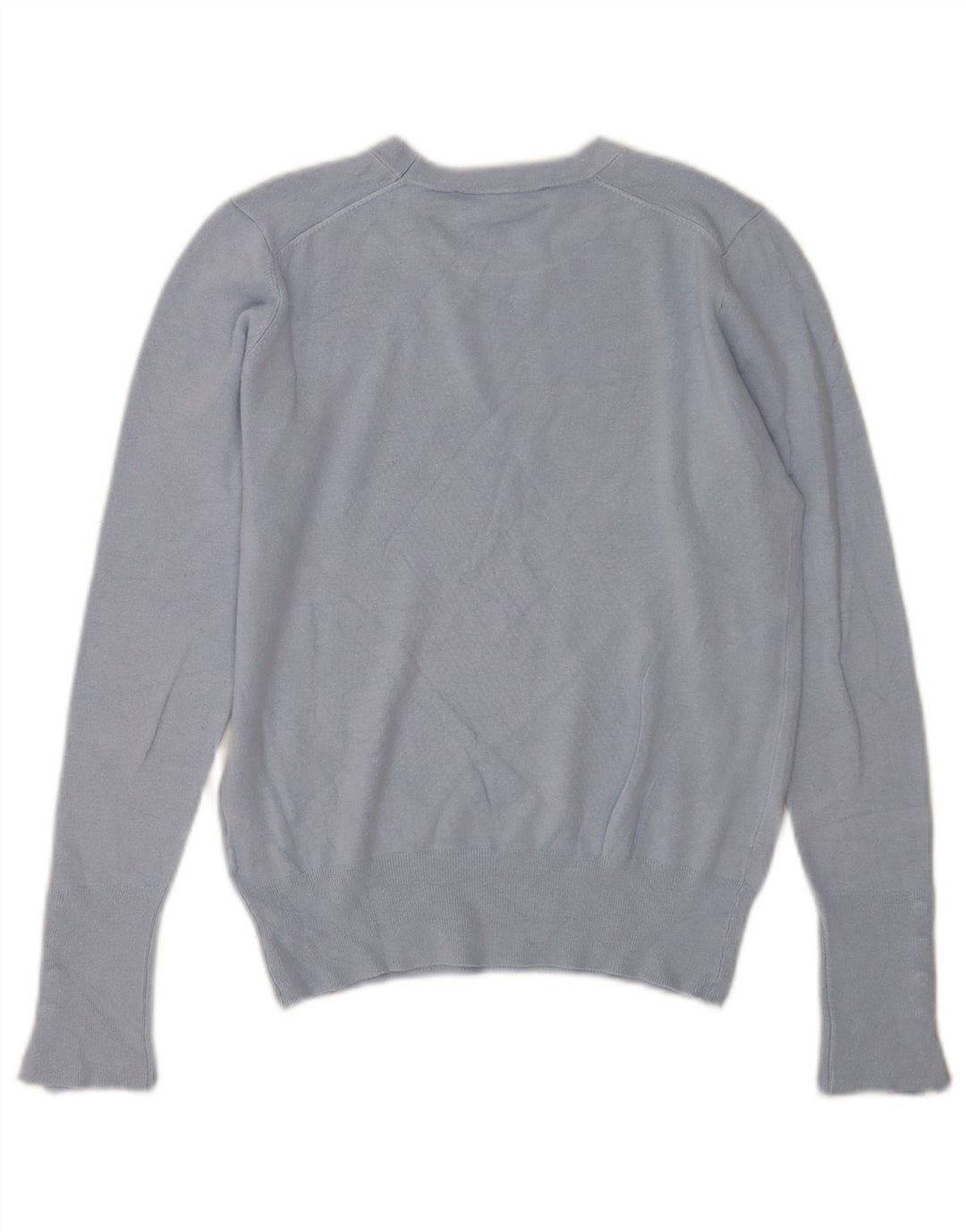 Zara Dame sweater med rund hals DK 12 Medium Blue Viscose