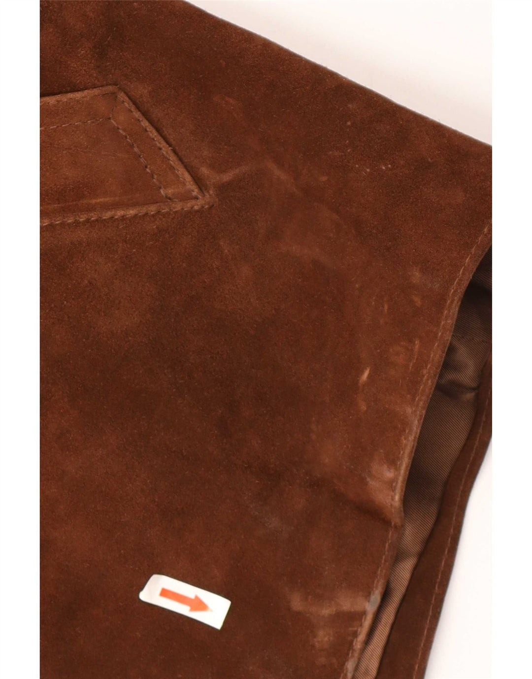 Vintage herre ruskindsjakke UK 36 Small Brown