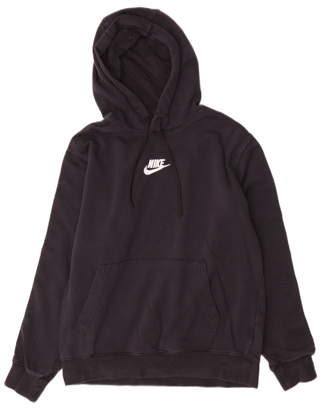 Nike grafisk hættetrøje til mænd Medium Sort Colourblock Bomuld