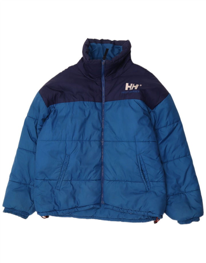 Helly Hansen Polstret Herrejakke UK 42 XL Blå Colourblock Nylon