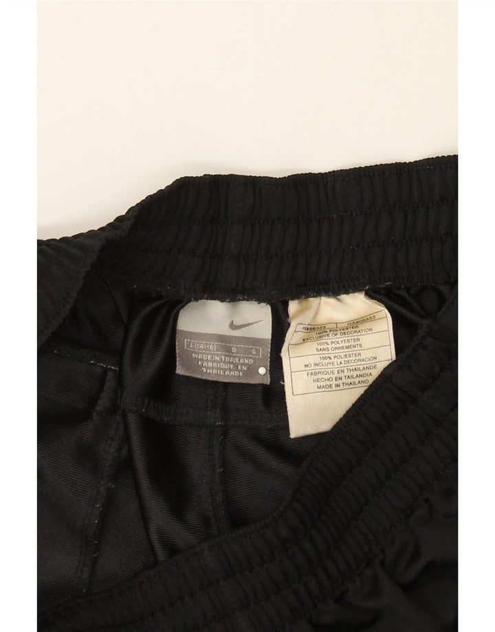 NIKE Womens Tracksuit Trousers UK 14/16 Large  Black Polyester Vintage Nike and Second-Hand Nike from Messina Hembry 