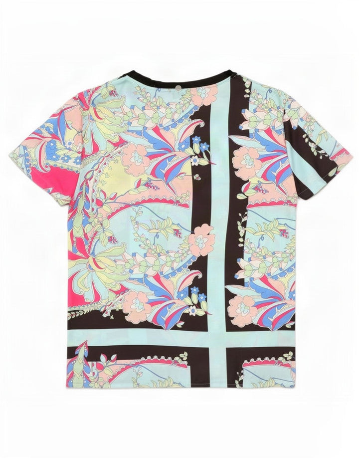 Liu Jo Damebluse Top UK 10 Small Multicolored Floral Polyester