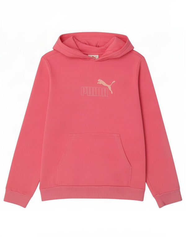 Puma piger grafisk hættetrøje 15-16 år Pink bomuld