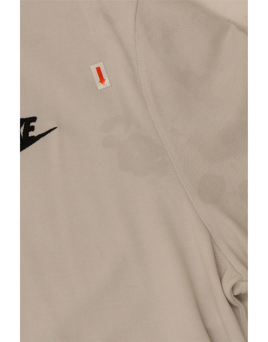 NIKE herre poloshirt XL hvid bomuld