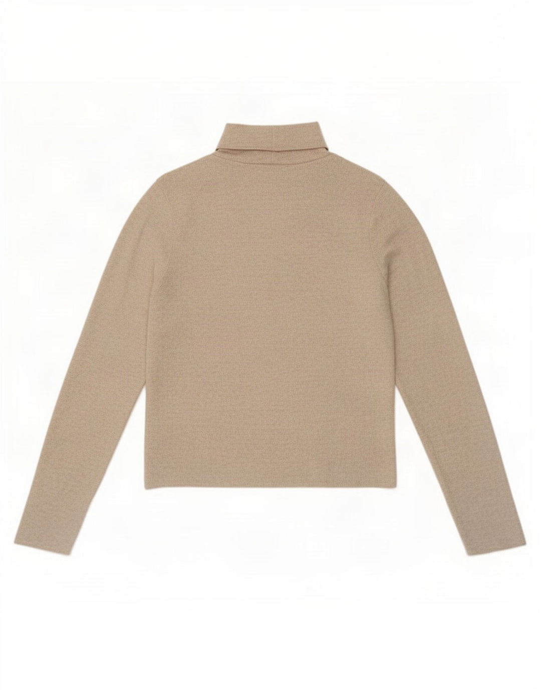 Zara Dame Top Langærmet UK 14 Large Beige Flecked Polyester