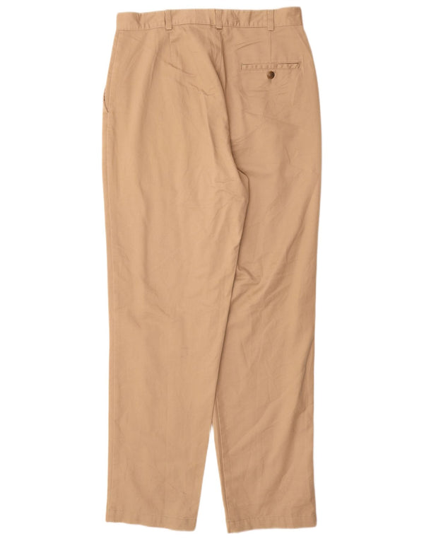 Dockers Herre Khakis Højtaljede Chinobukser US 12 Large W31 L31 Beige