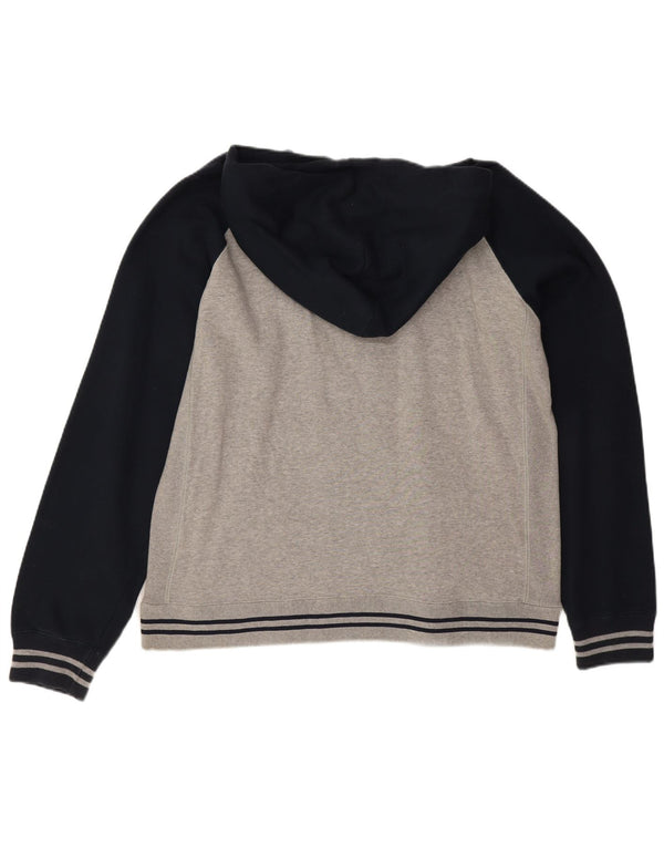 Champion Herre grafisk hættetrøje Jumper XL Grå Colourblock Bomuld