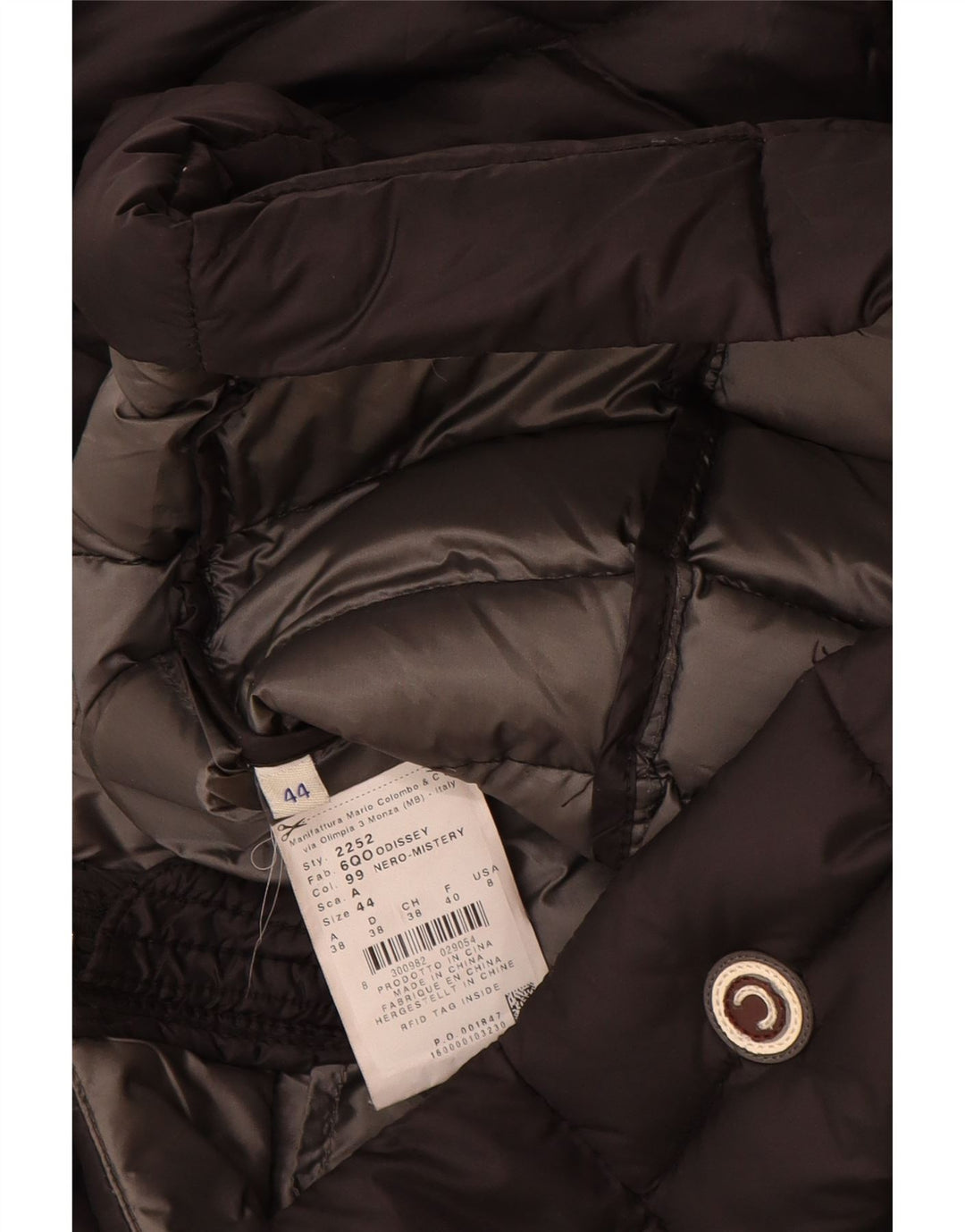 COLMAR Polstret hættejakke til kvinder IT 44 Medium Sort polyamid