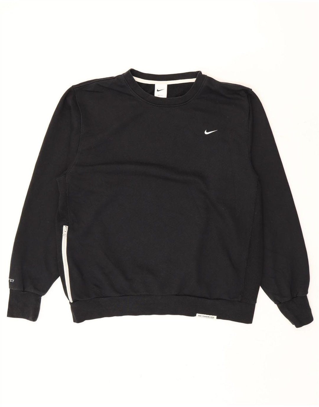 Nike Sweatshirt til mænd, stor sort bomuld
